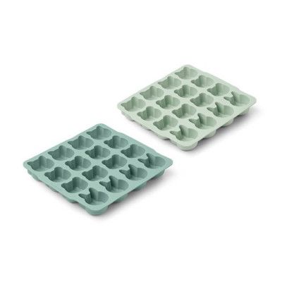 Liewood istärningsfack silikon Sonny 2-pack, mint mix