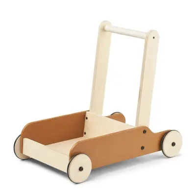 Liewood lära-gå-vagn Bonnie, golden caramel