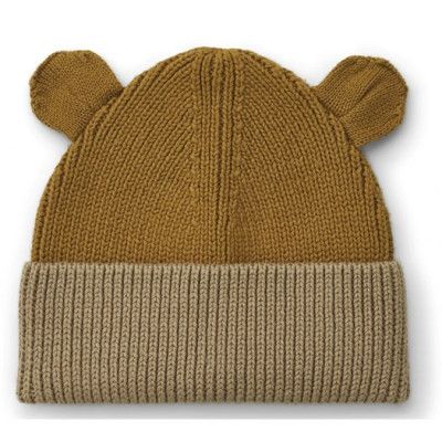 Liewood mössa Gina golden caramel/oat, 1-2 år