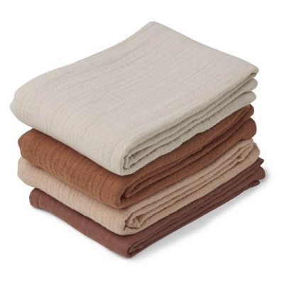 Liewood muslinfilt Leon 4-pack, rose multi mix