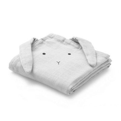 Liewood muslinfilt Hannah 2-pack, rabbit dumbo grey