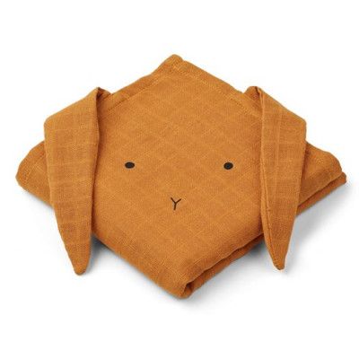 Liewood muslinfilt Hannah 2-pack, rabbit mustard