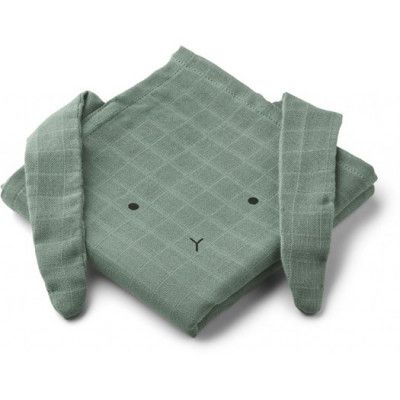 Liewood muslinfilt Hannah 2-pack, rabbit peppermint