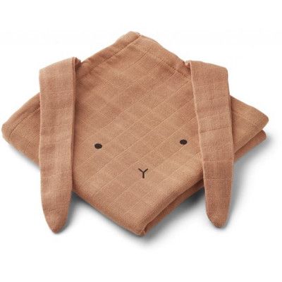 Liewood muslinfilt Hannah 2-pack, rabbit tuscany rose
