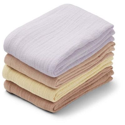 Liewood muslinfilt Leon 4-pack, light lavender multi mix