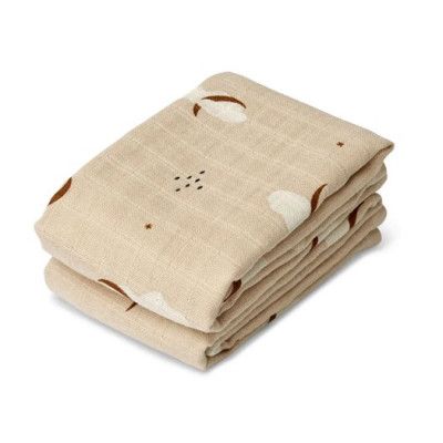 Liewood muslinfilt Lewis 2-pack, stargazer foggy mix