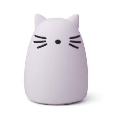 Liewood nattlampa Winston, cat light lavender