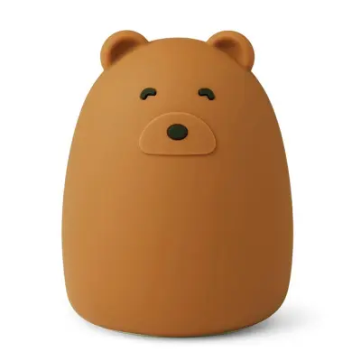 Liewood nattlampa Winston, Mr bear golden caramel