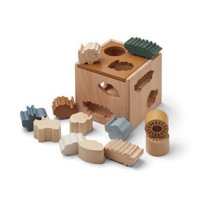 Liewood plocklåda Gary, safari/golden caramel mix