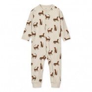Liewood pyjamas Birk stl 62, leopard sandy