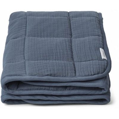 Liewood quiltad filt Mette, blue wave