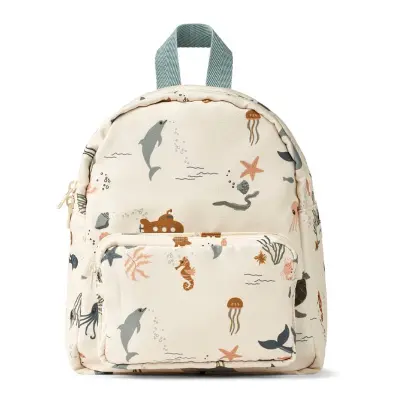 Liewood ryggsäck Allan, havsdjur/sand