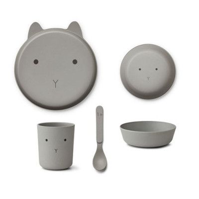 Liewood servis Brody 4 delar, rabbit dove blue