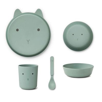 Liewood servis Brody 4 delar, rabbit peppermint