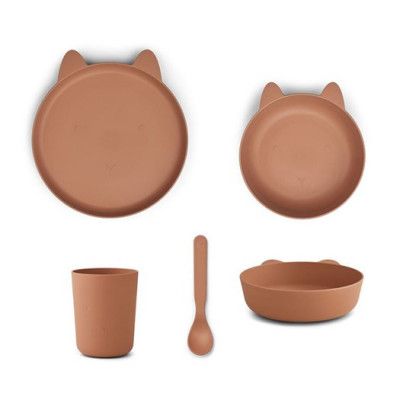 Liewood servis Paul 5 delar, rabbit tuscany rose