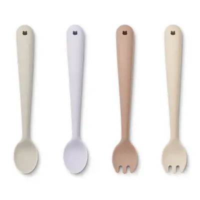 Liewood silikonbestick Shea 4-pack, apple blossom multi mix