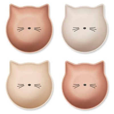 Liewood silikonskål Filiz 4-pack, pale tuscany multi mix