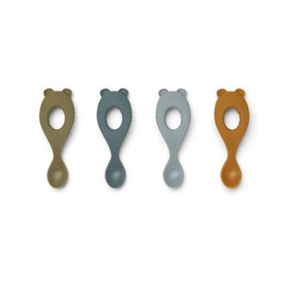 Liewood silikonsked Liva 4-pack, sea blue multi mix