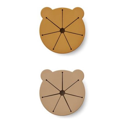 Liewood snack skål Kelly 2-pack, golden caramel/oat