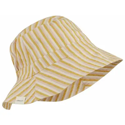 Liewood solhatt Sander stl 9-12 mån, stripe peach/sandy/yellow, 9-12 mån