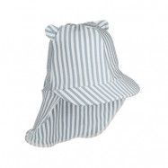 Liewood solhatt Senia stl 0-6m, stripe sea blue/white