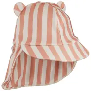 Liewood solhatt Senia stl 1-2 år, stripe coral blush/creme, 1-2 år