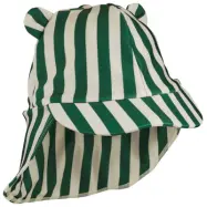 Liewood solhatt Senia stl 3-6 mån, stripe garden green/sandy, 3-6 mån