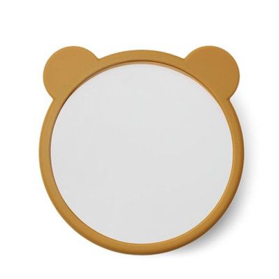Liewood spegel Heidi silikon, golden caramel