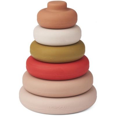 Liewood stapelleksak Dag silikon, tuscany rose multi mix
