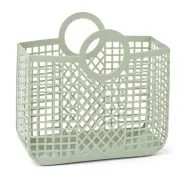 Liewood strandväska Bloom, dusty mint