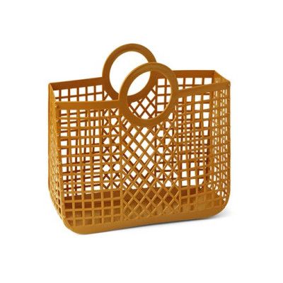 Liewood strandväska Bloom, golden caramel