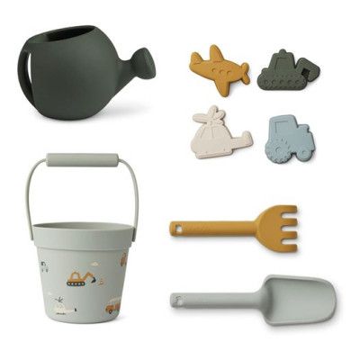 Liewood trädgårds-&strandset Florence, fordon/blå