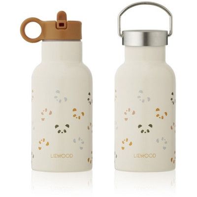 Liewood vattenflaska Anker, panda mustard multi mix
