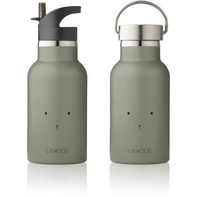Liewood vattenflaska Anker, rabbit faune green