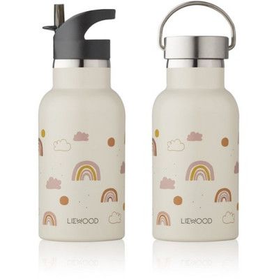 Liewood vattenflaska Anker, rainbow love sandy