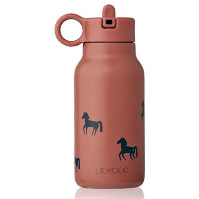 Liewood vattenflaska Falk 250 ml, horses/dark rosetta