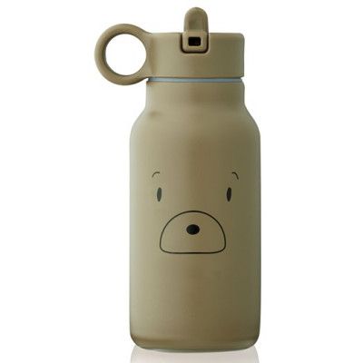 Liewood vattenflaska Falk 250 ml, Mr bear khaki