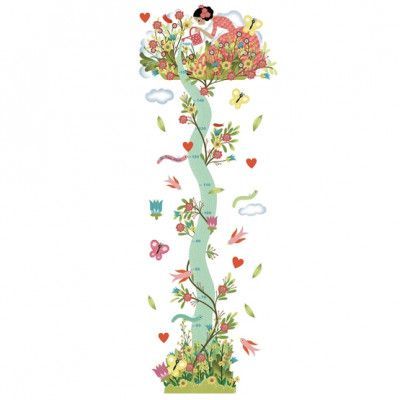 Djeco - Height chart - Young girl in the garden