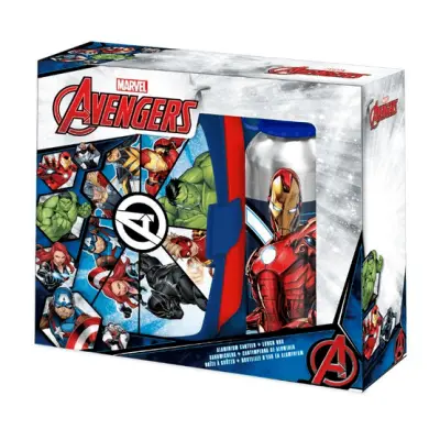 Avengers - Lunchbox Med Vattenflaska