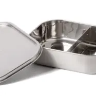 ECObrotbox Ecobrotbox - Matlåda Bento Flex Rostfritt Stål 1300 Ml Silver