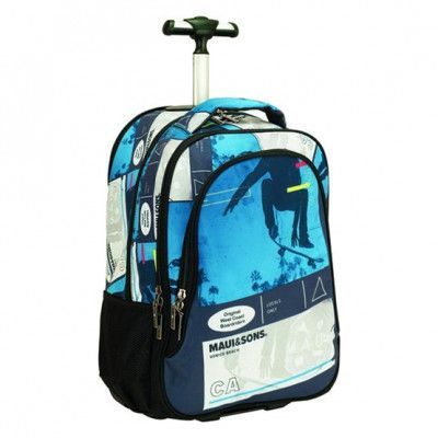 Maui Och Sons - Resväska 28 Liter 33 X 48 Cm Blå/Vit