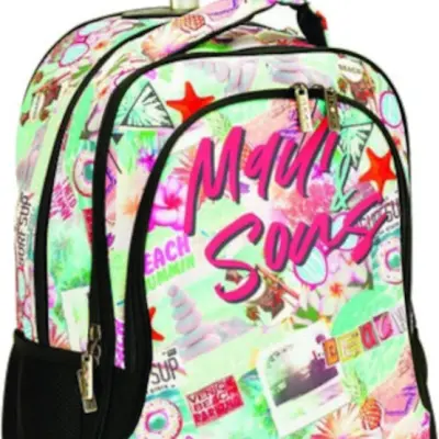 Maui Och Sons - Resväska 28 Liter 48 Cm Grön/Rosa