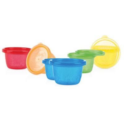 Nuby Snacksskålar 120ml 6-pack