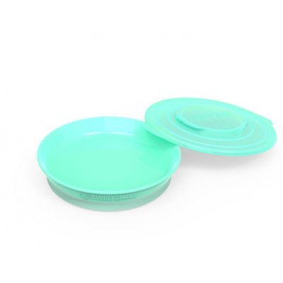 Twistshake Tallrik (Pastell Grön)