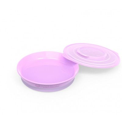 Twistshake Tallrik (Pastell Lila)