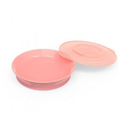 Twistshake Tallrik (Pastell Peach)