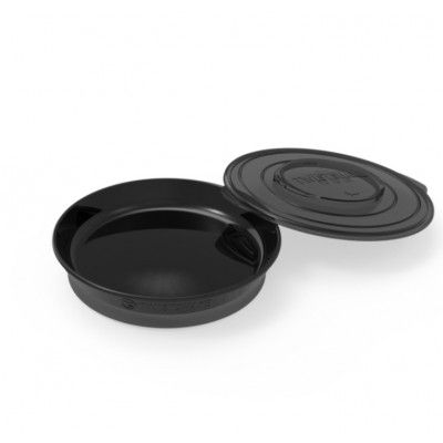 Twistshake Tallrik (Svart)