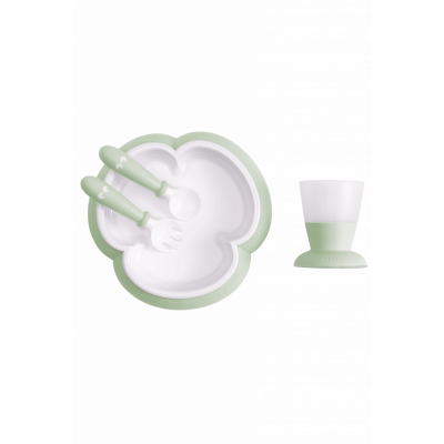 BabyBjörn - Barnservis, 4 delar - Blekgrön