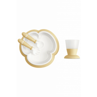 BabyBjörn - Barnservis, 4 delar - Blekgul