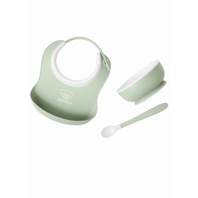BabyBjörn - Matningsset, 3 delar - Blekgrön